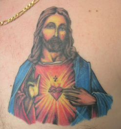 Religious Tattoo of Jesus by Kyle